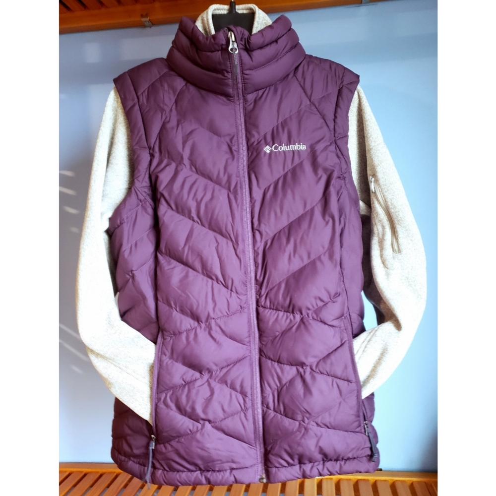 Columbia Women's Omni-Heat Heavenly Vest Plum Purple Medium - Picture 2 of 12